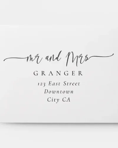 Wedding Envelope Printing Spanish Fork example 1