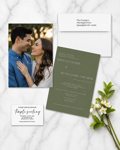 Wedding Invitations Spanish Fork example 2