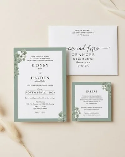 Wedding Envelope Printing Spanish Fork example 3